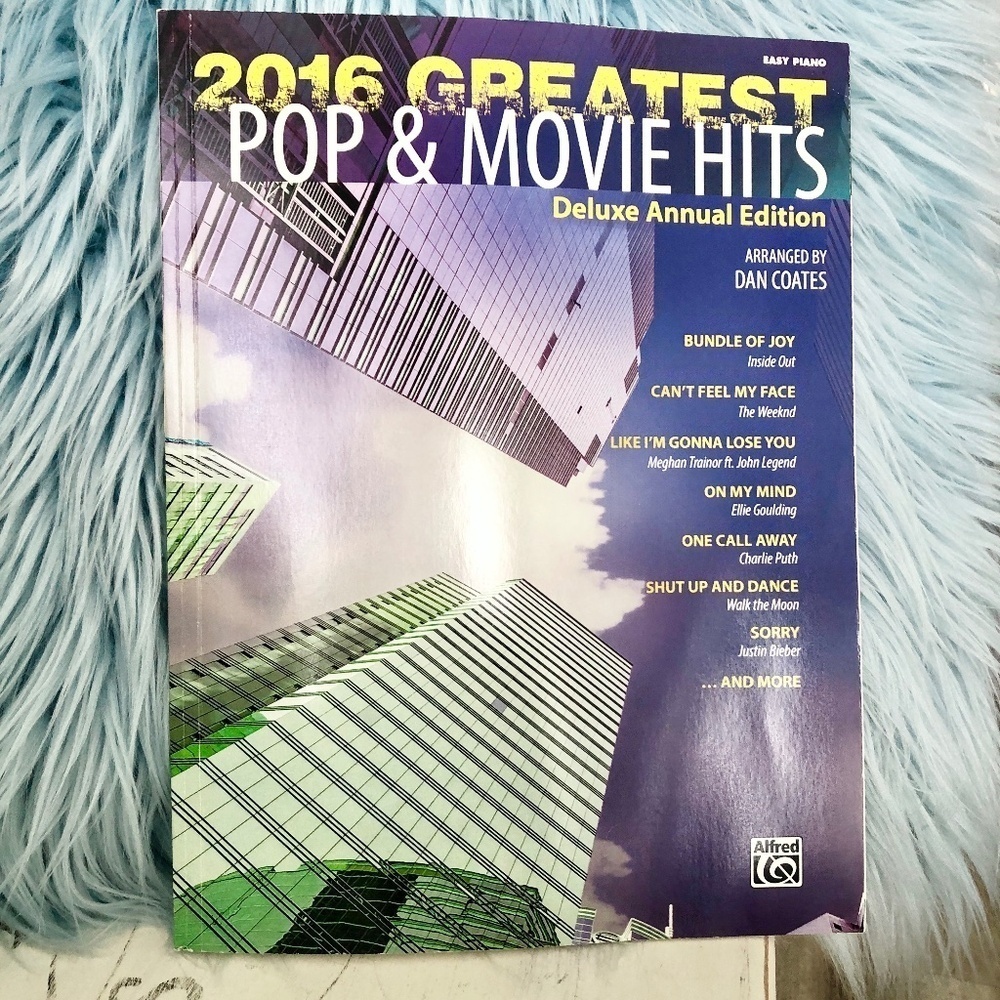 Easy Piano, 2016, Greatest Pop And‎ Movie Hits, Piano Book, 108 Pages